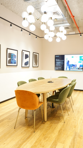 Small to medium meeting room. Workspace Technology at large.